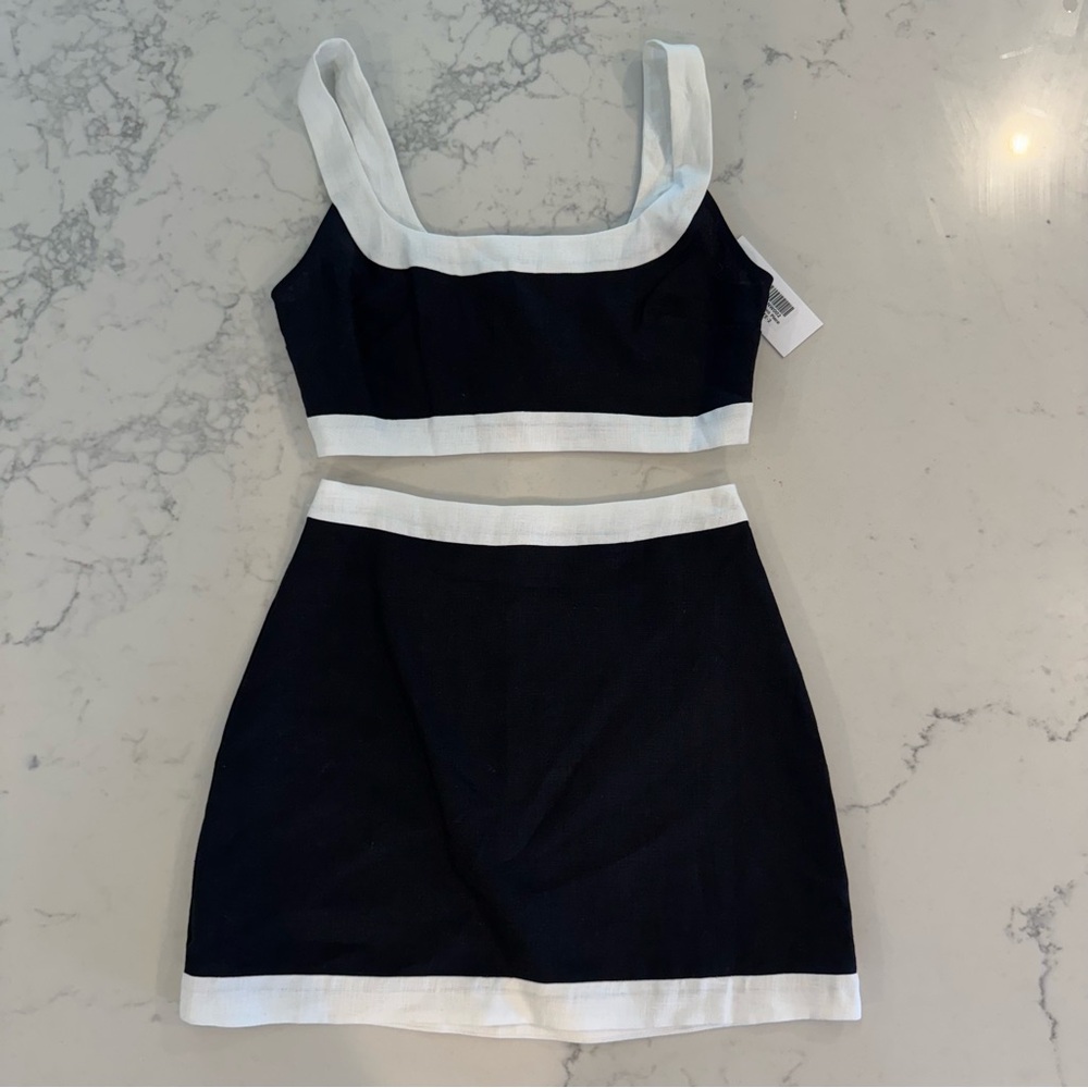 Reformation Robbie Linen Two Piece Set
